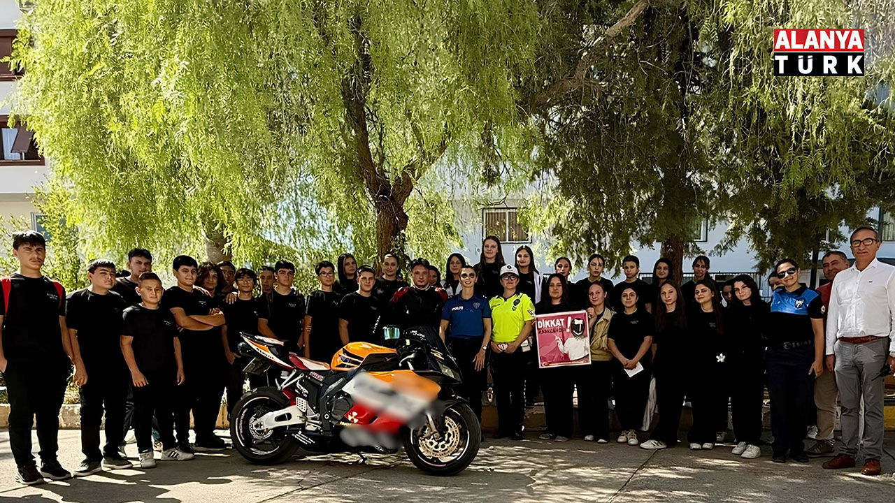 Gazipaşa’da “Kask Candır” projesiyle motosiklet sürücülerine uyarı