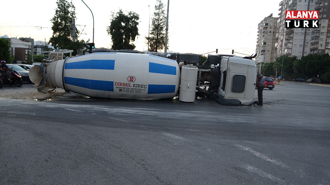 Tır Devrildı