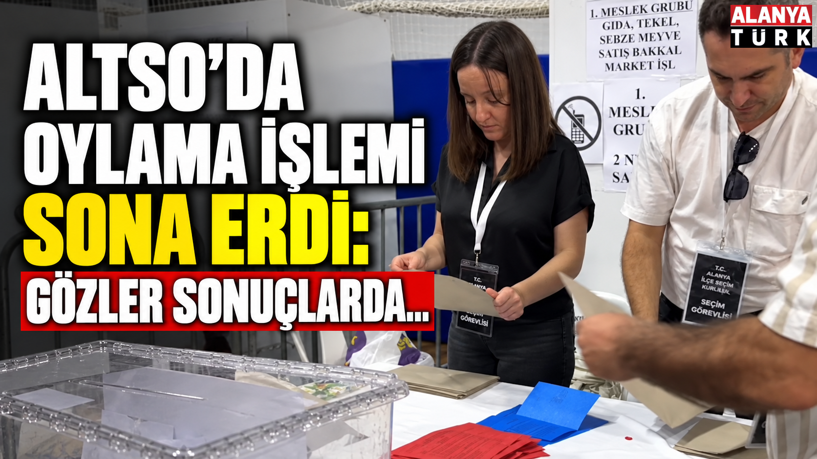 ALTSO'da oy verme işlemleri sona erdi: Gözler sonuçlarda...