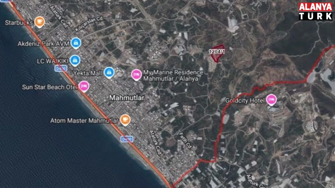 Alanya’da 37 Dönümlük Dev Arazi Satışta! TOKİ 1 Milyar 52 Milyon TL İstiyor
