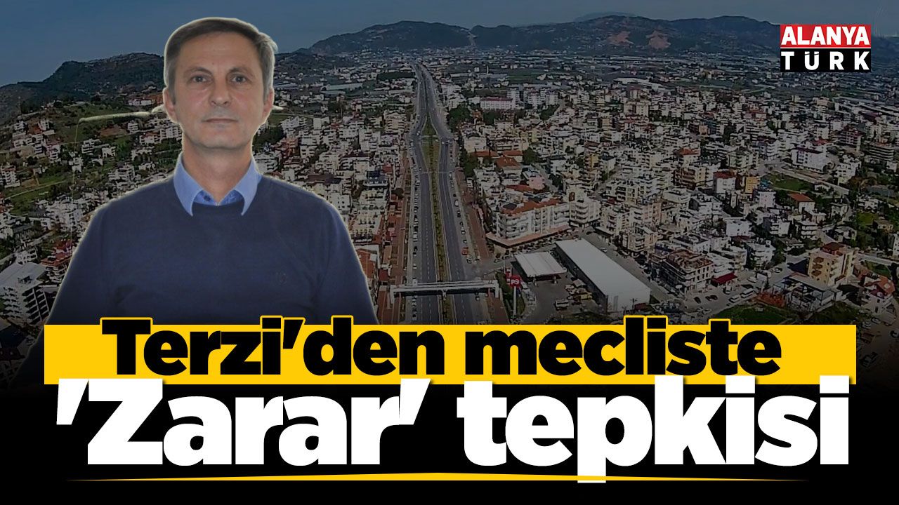 Terzi'den mecliste 'Zarar' tepkisi