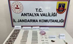 Antalya'da sentetik hap ve esrar ele geçirildi