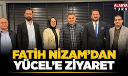 Alanya Esnaf Odası Başkan Adayı Nizam'dan Yücel'e ziyaret