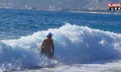 Yağmur ve fırtınanın ardından deniz keyfi