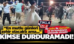 Düğünü su basınca, paçalarını sıvayıp oynamaya devam ettiler