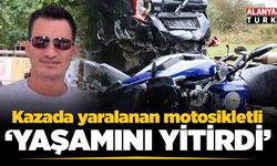 Otomobille çarpışan motosikletli hayatını kaybetti