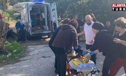 Geri viteste unutulan araç rampadan uçtu