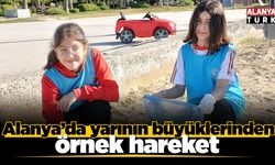Alanya’da yarının büyüklerinden örnek hareket