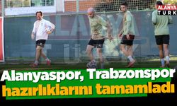 Alanyaspor, Trabzonspor maçı hazırlıklarını tamamladı