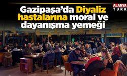 Gazipaşa'da diyaliz hastalarına moral ve dayanışma yemeği