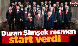 Duran Şimşek resmen start verdi