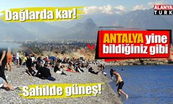 Antalya'da aralık ayında deniz keyfi