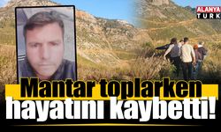 Mantar toplarken hayatını kaybetti