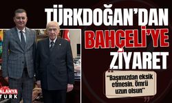 Türkdoğan, MHP Genel Başkanı Devlet Bahçeli’yi ziyaret etti