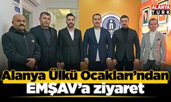 Alanya Ülkü Ocakları’ndan EMŞAV’a ziyaret