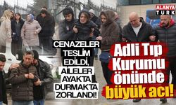 10 kişinin ölümüyle sonuçlanan kazada acı Adli Tıp Kurumu önüne taşındı