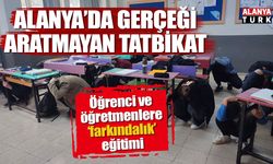 Alanya'da gerçeği aratmayan tatbikat