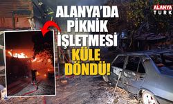 Alanya'da piknik işletmesi küle döndü!