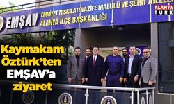 Kaymakam Öztürk’ten EMŞAV’a ziyaret
