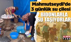 Mahmutseydi’de 3 günlük su çilesi