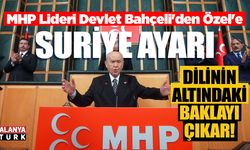 MHP Lideri Devlet Bahçeli'den Özel'e 'Suriye' ayarı