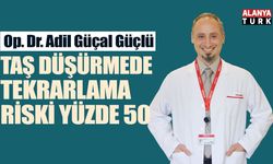 Taş düşürmede tekrarlama riski yüzde 50!