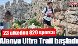23 ülkeden 820 sporcu Alanya Ultra Trail için start aldı