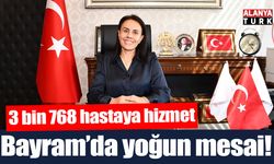 Alanya'da bayramda 3 bin 768 hastaya sağlık hizmeti