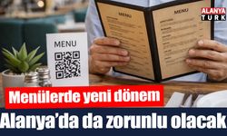 Alanya'daki işletmelerin menülerinde zorunlu olacak