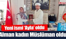 Alman kadın Müslüman oldu