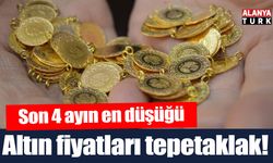 Altın fiyatları tepetaklak! Son 4 ayın en düşük seviyesinde