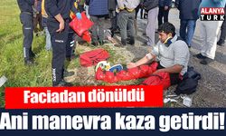 Ani manevra yaptı, muhtemel faciadan dönüldü