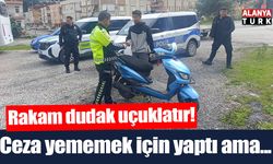 Ceza yememek için plakayı kapattı; Rakam inanılmaz!