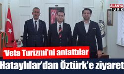 Hataylılar Derneği’nden Kaymakam Öztürk’e ziyaret