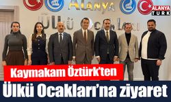 Kaymakam Öztürk’ten Ülkü Ocakları’na ziyaret