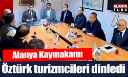 Kaymakam Şakir Öner Öztürk turizmcileri dinledi