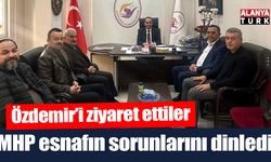 MHP esnafın sorunlarını dinledi