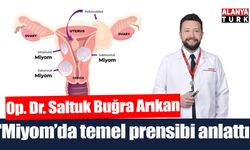 Op. Dr. Saltuk Buğra Arıkan: "Miyomda temel prensip organ koruyucu yaklaşımdır"
