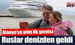 Ruslar Alanya’ya denizden geldi