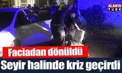 Seyir halindeyken kriz geçirip bayıldı, faciadan dönüldü