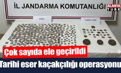 Tarihi eser kaçakçılığı operasyonu; Çok sayıda ele geçirildi