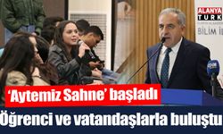 Yakup Yazar, öğrenci ve vatandaşlarla buluştu