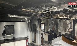 Alanya'da tadilattaki otelde çıkan yangın korkuttu