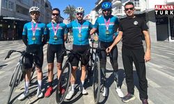 Alanyasporlu bisikletçiler madalyalarla döndü