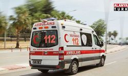 Alanya’dan annesinin kucağından düşen bebek yaralandı