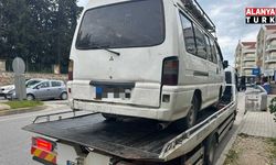 Alanya’da ters yönde seyreden sürücüye ceza yağdı