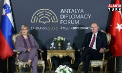 Cumhurbaşkanı Erdoğan Slovenya Cumhurbaşkanı Natasa Pirc Musar ile görüştü