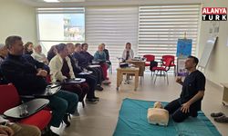 Gazipaşa Devlet hastanesinde personele temel yaşam desteği eğitimi