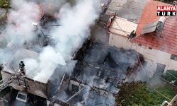 İki katlı gecekonduda çıkan yangın bitişiğindeki eve sıçradı