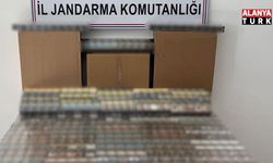 Antalya'da 1 milyon lira değerinde kaçak sigara ele geçirildi